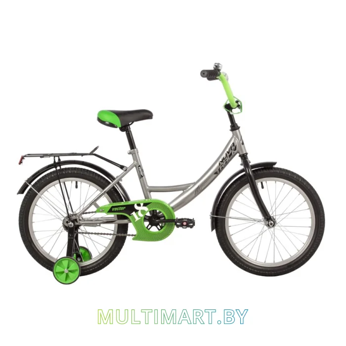 Детский велосипед Novatrack Vector 183VECTOR.SL22 (серебристый, 2022)